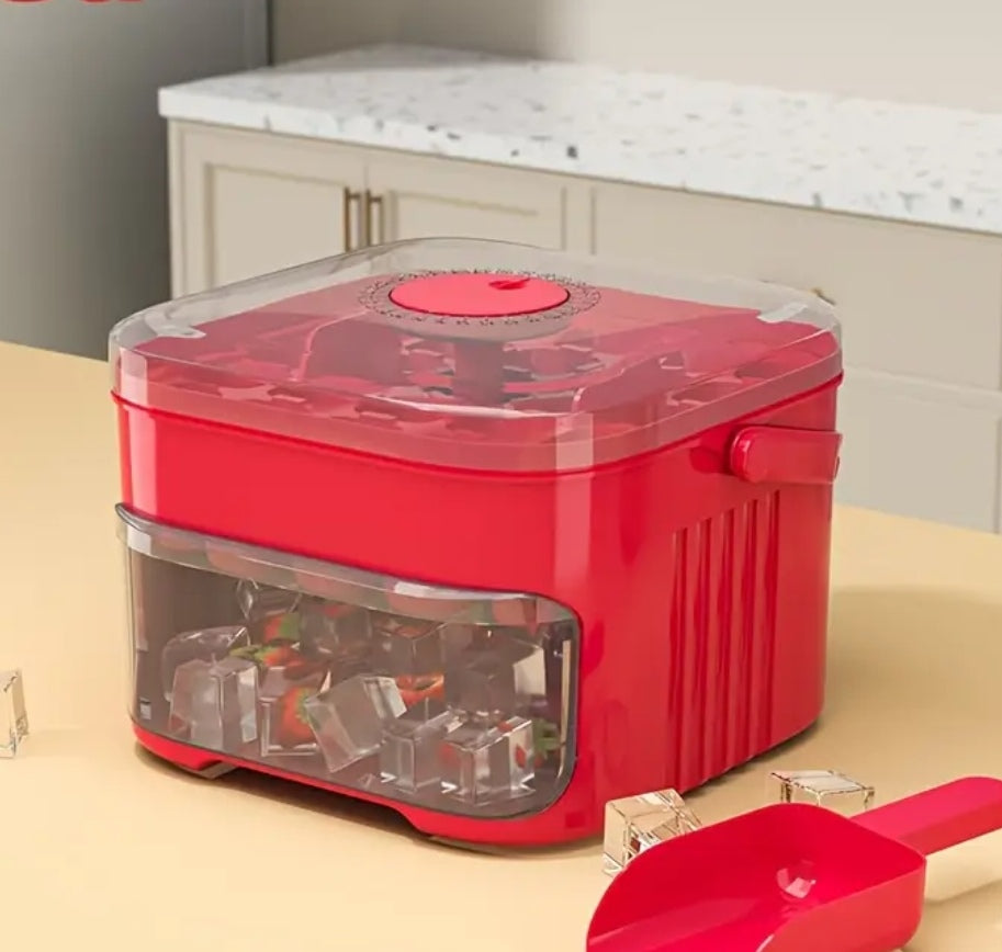 Premium Multi-Layer Ice Cube Maker & Fruit Storage Box