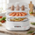 Ultimate 3-Tier Electric Food Steamer & Egg Cooker – Fast, Healthy, One-Touch Cooking