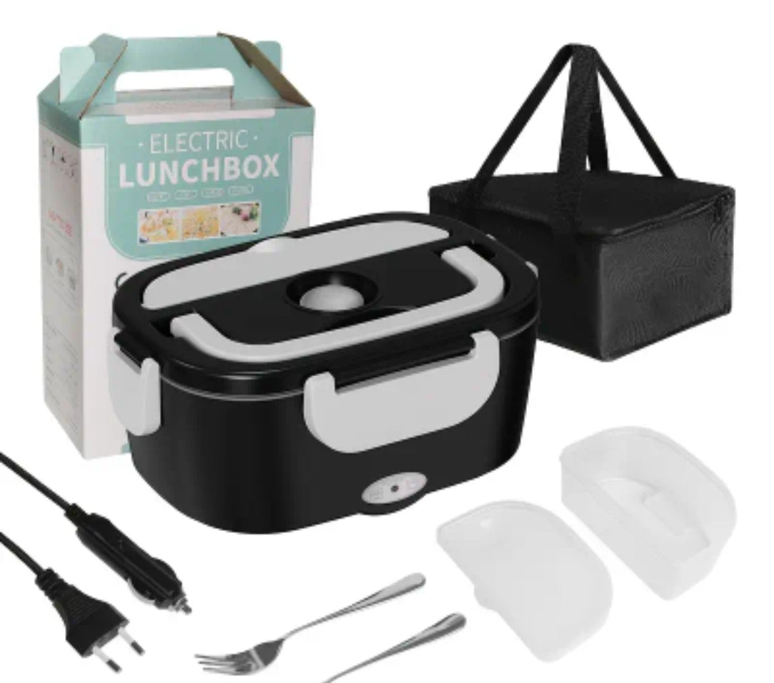 🔥 Electric Heated Lunch Box – Portable Food Warmer for Work, Travel & On-the-Go Meals