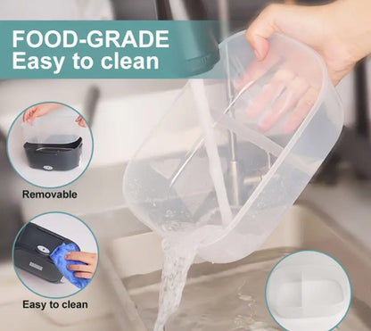 🔥 Electric Heated Lunch Box – Portable Food Warmer for Work, Travel & On-the-Go Meals