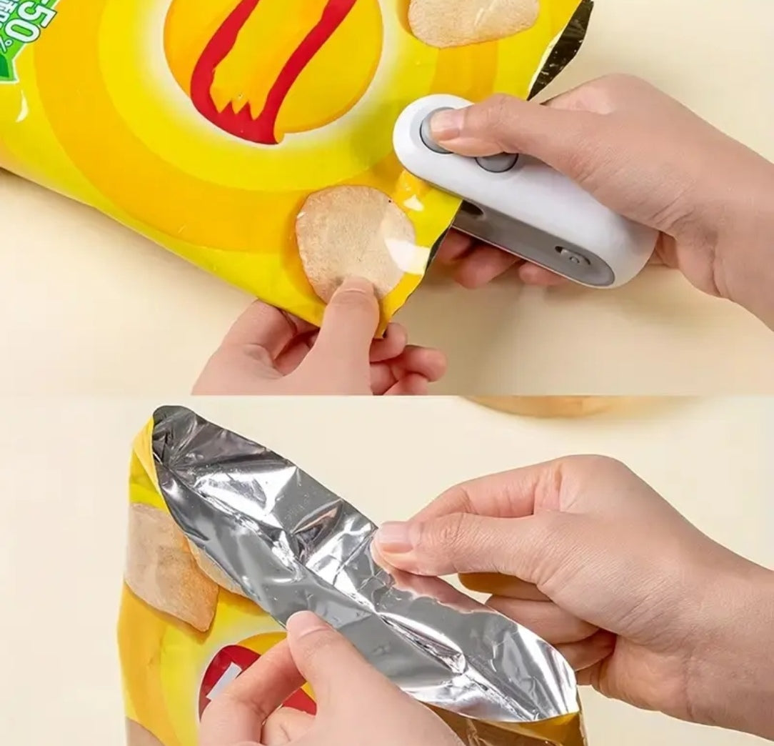 Portable Mini Heat Sealer/cutter, Reseal Any Bag in Seconds