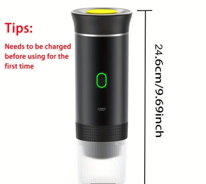 Rechargeable Capsule Based Mini Portable  Espresso Maker