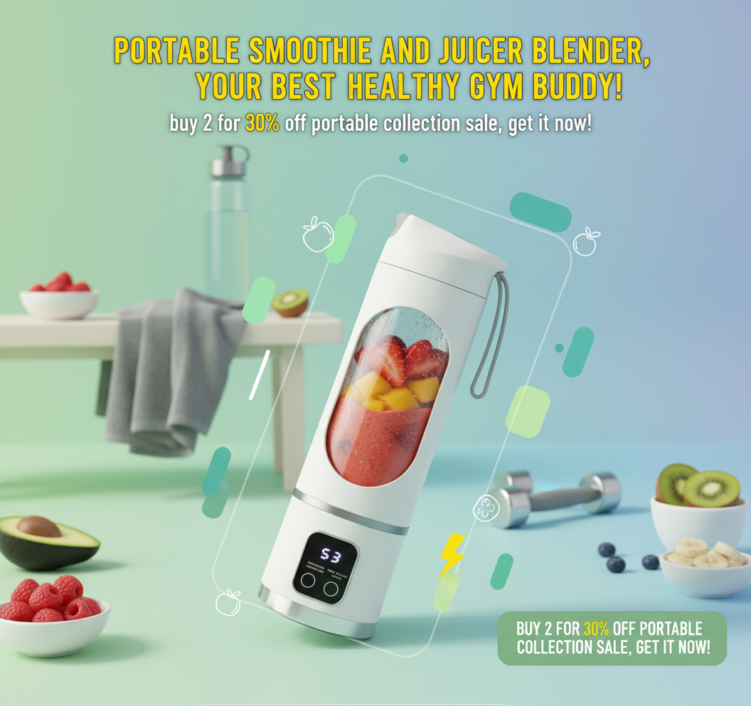 Portable Smoothie Blender – Blend Anywhere, Anytime
