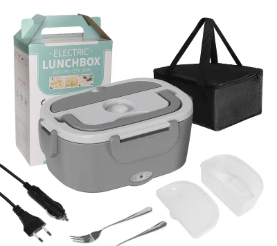 🔥 Electric Heated Lunch Box – Portable Food Warmer for Work, Travel & On-the-Go Meals