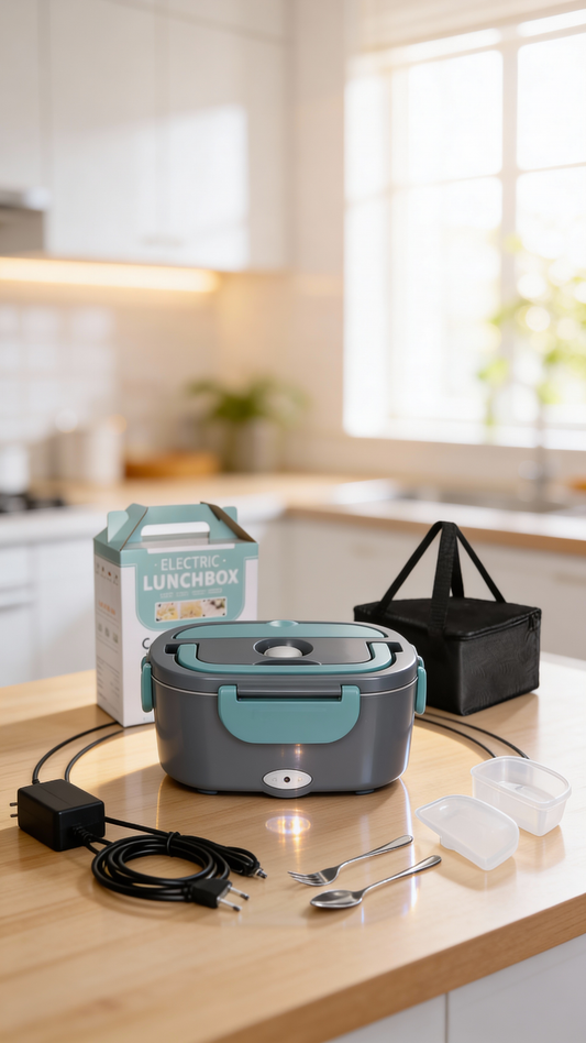 🔥 Electric Heated Lunch Box – Portable Food Warmer for Work, Travel & On-the-Go Meals