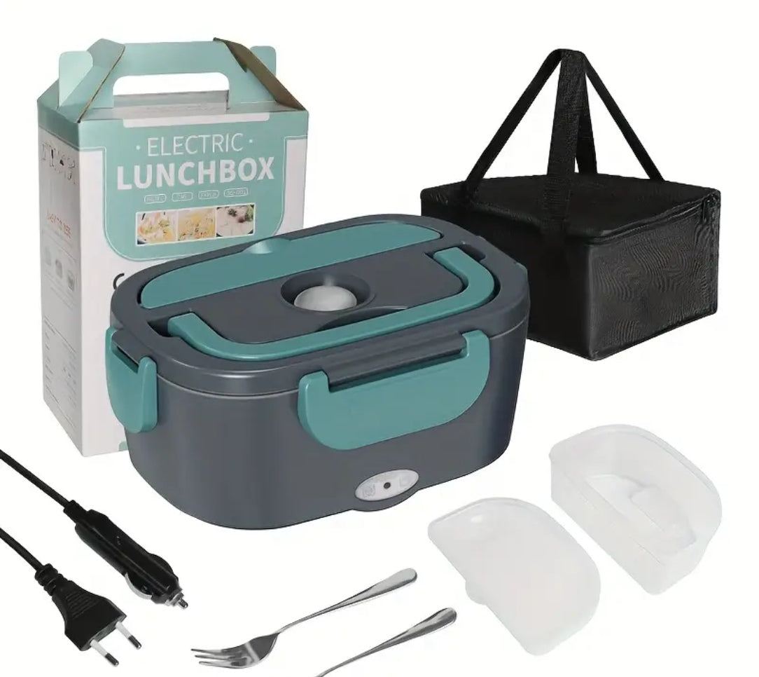 🔥 Electric Heated Lunch Box – Portable Food Warmer for Work, Travel & On-the-Go Meals