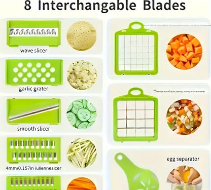 All-in-One Vegetable Chopper & Slicer with Storage Box – Fast, Easy & Mess-Free Prep