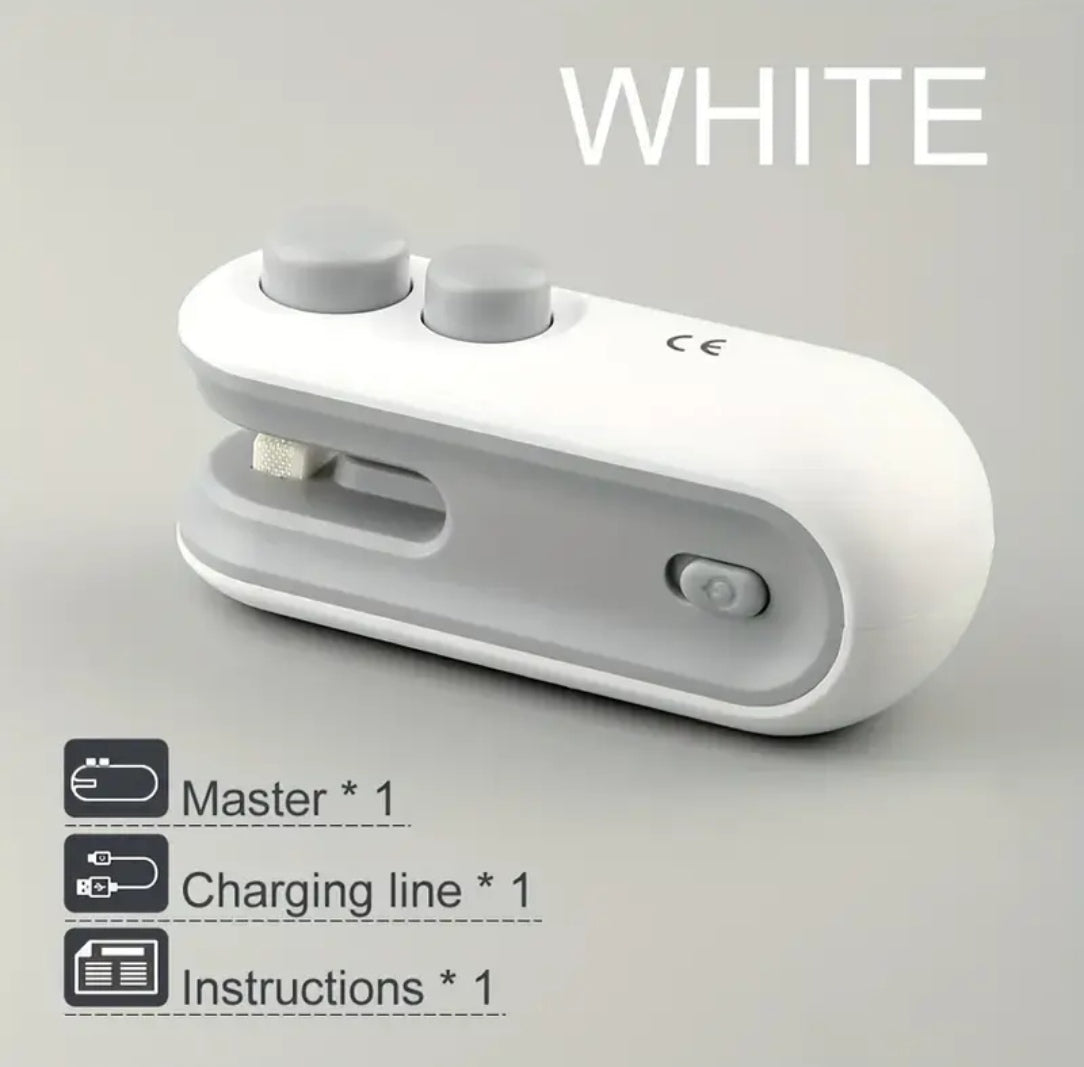 Portable Mini Heat Sealer/cutter, Reseal Any Bag in Seconds
