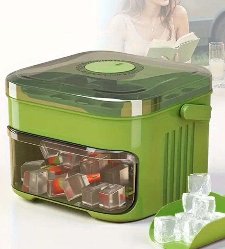 Premium Multi-Layer Ice Cube Maker & Fruit Storage Box