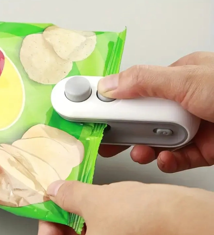 Portable Mini Heat Sealer/cutter, Reseal Any Bag in Seconds