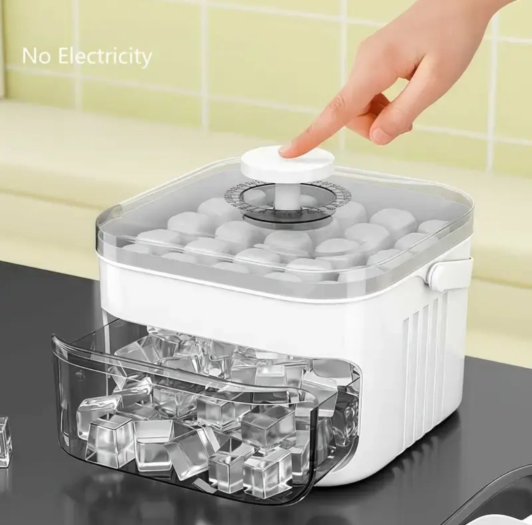 Premium Multi-Layer Ice Cube Maker & Fruit Storage Box