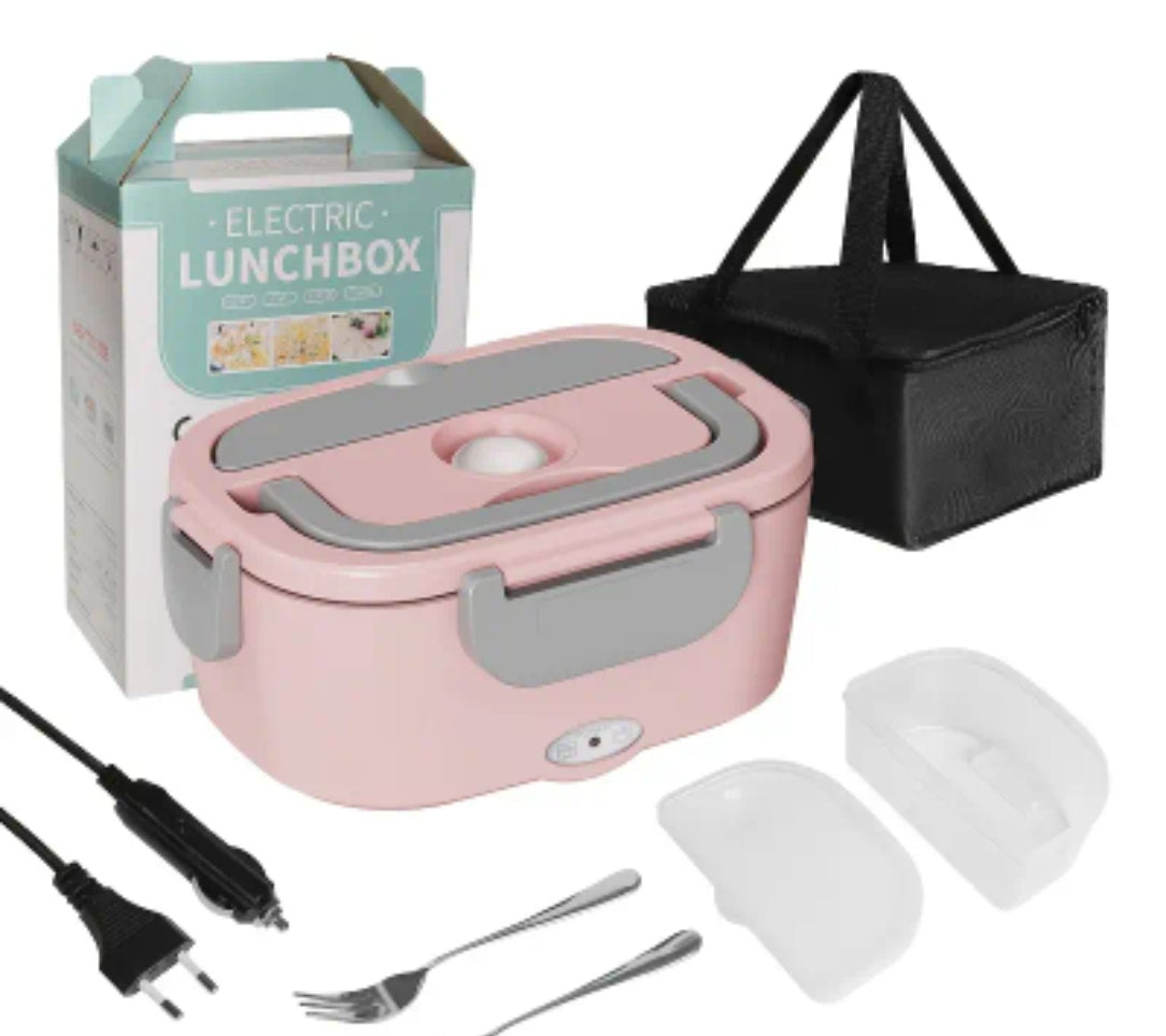 🔥 Electric Heated Lunch Box – Portable Food Warmer for Work, Travel & On-the-Go Meals